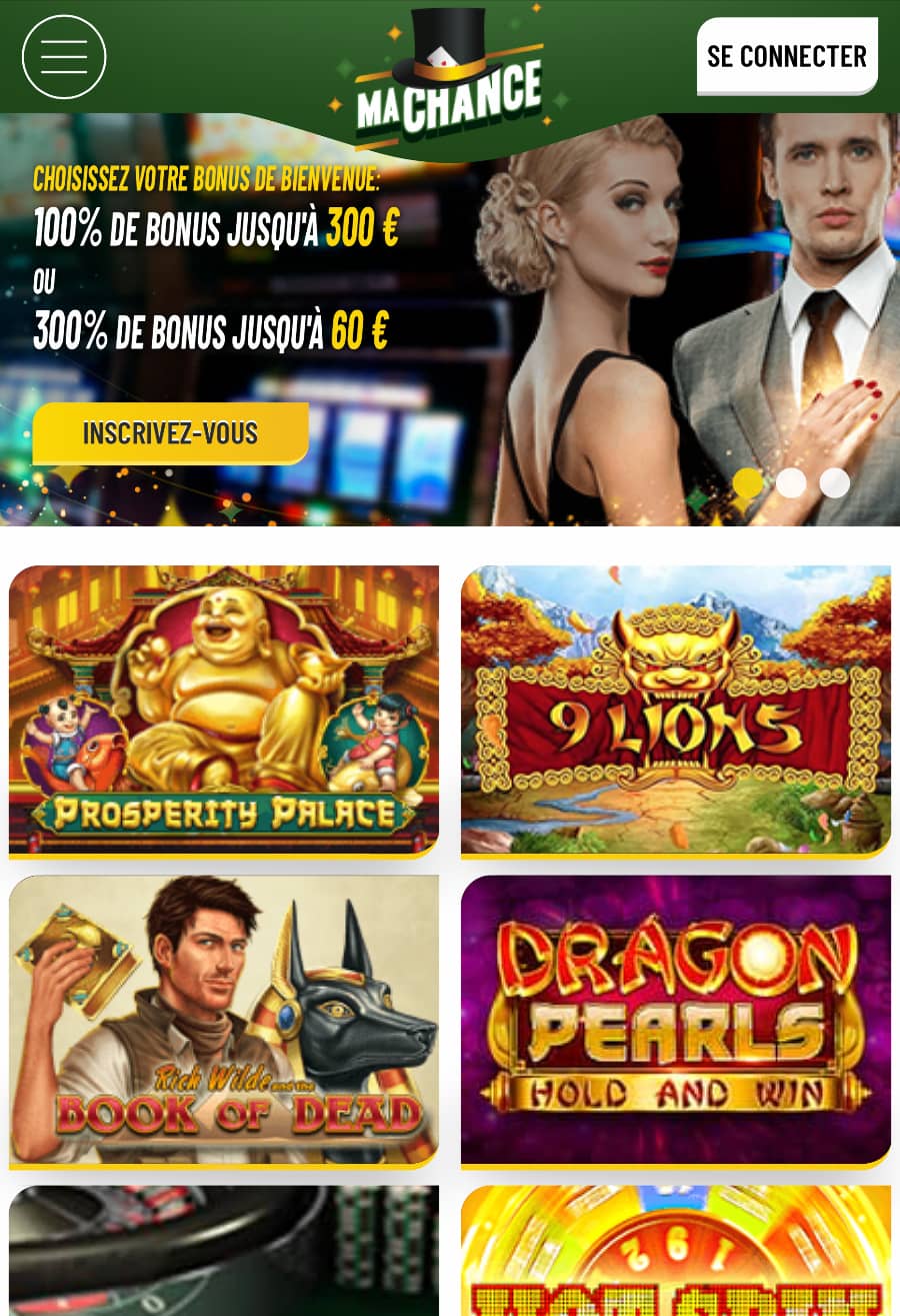 casino ma chance